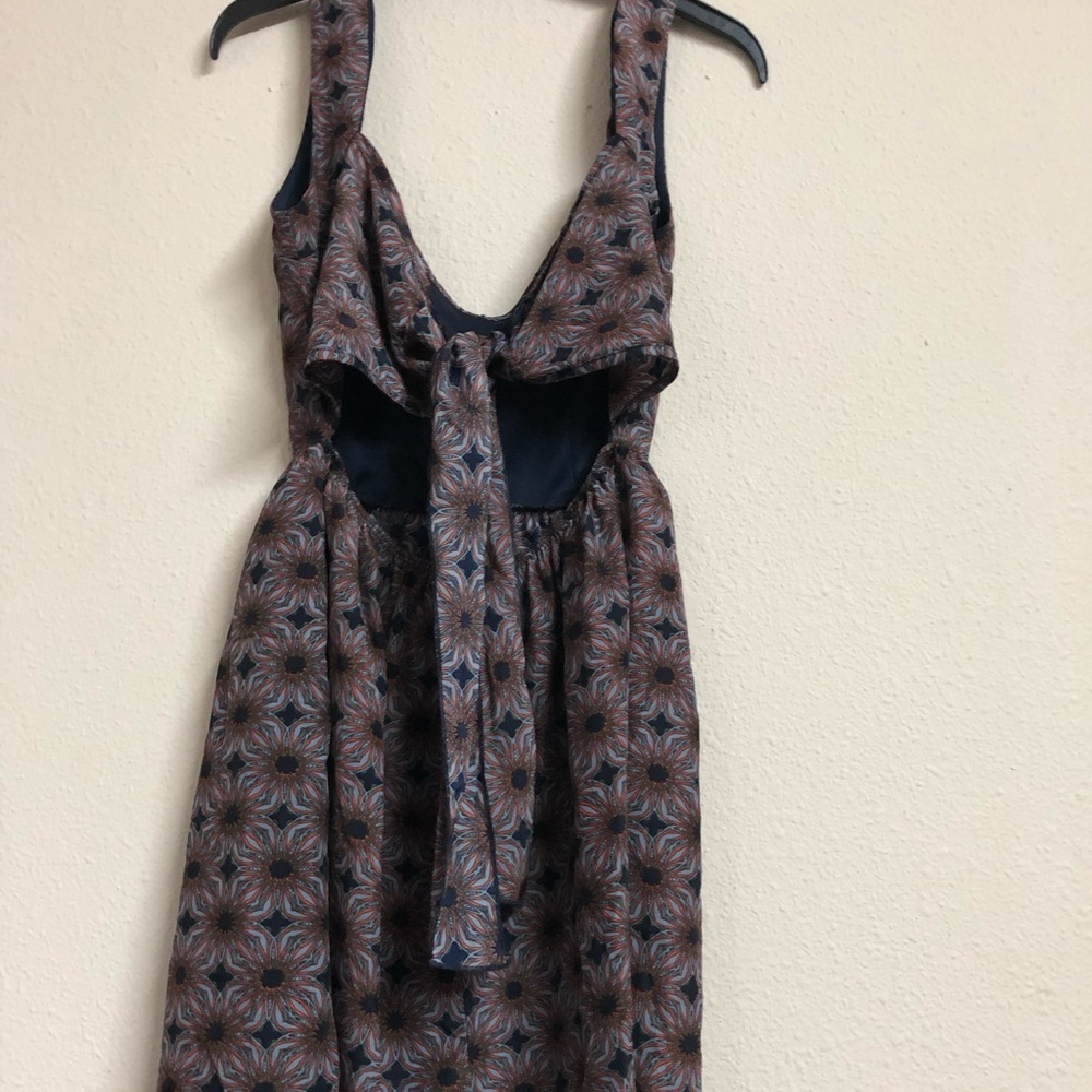 Navy blue floral dress - Picture 5 of 5